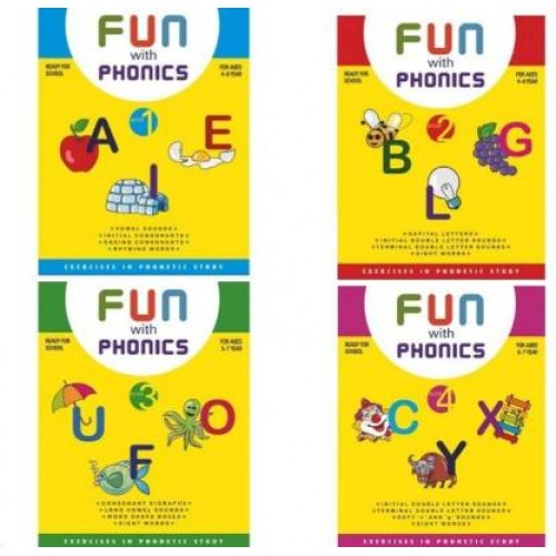 Fun With Phonics Set Of 4 Fun With Phonics Set Of 4