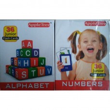 Apple Tree Jr Flash Cards (Alphabet + Numbers)