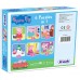 Frank Peppa Pig 6 Puzzles in 1