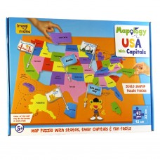 Mapology USA with Capitals